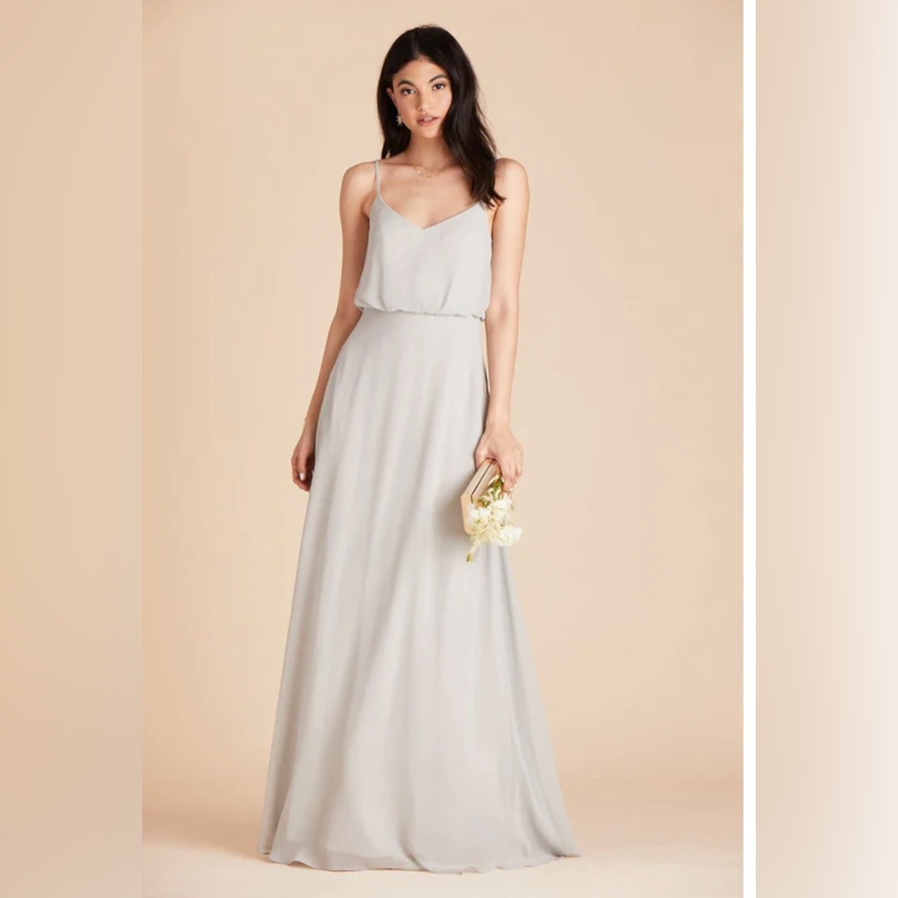 Birdy Gray Bridesmaid Dress GWENNIE
CHIFFON DOVE GRAY - Sz S